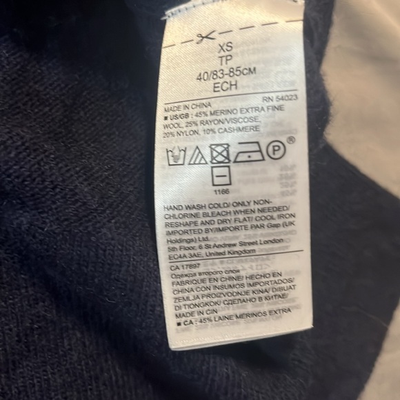 Banana Republic Navy Sweater Dress Size XS - Picture 5 of 5